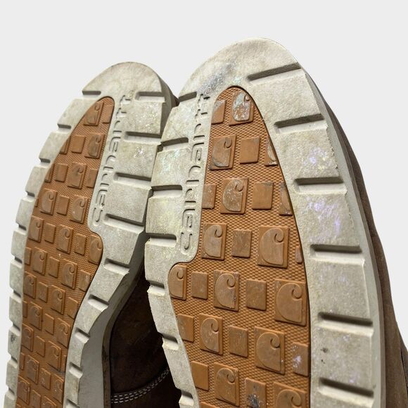 Carhartt Boots Mens 14 Wide Brown Waterproof Steel-Toe Moc Toe Wedge EH CMW6295 - Picture 12 of 13